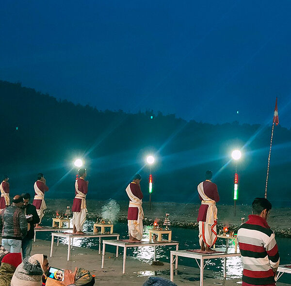 Rishikesh Ganga Aarti Triveni Ghat Uttarakhand